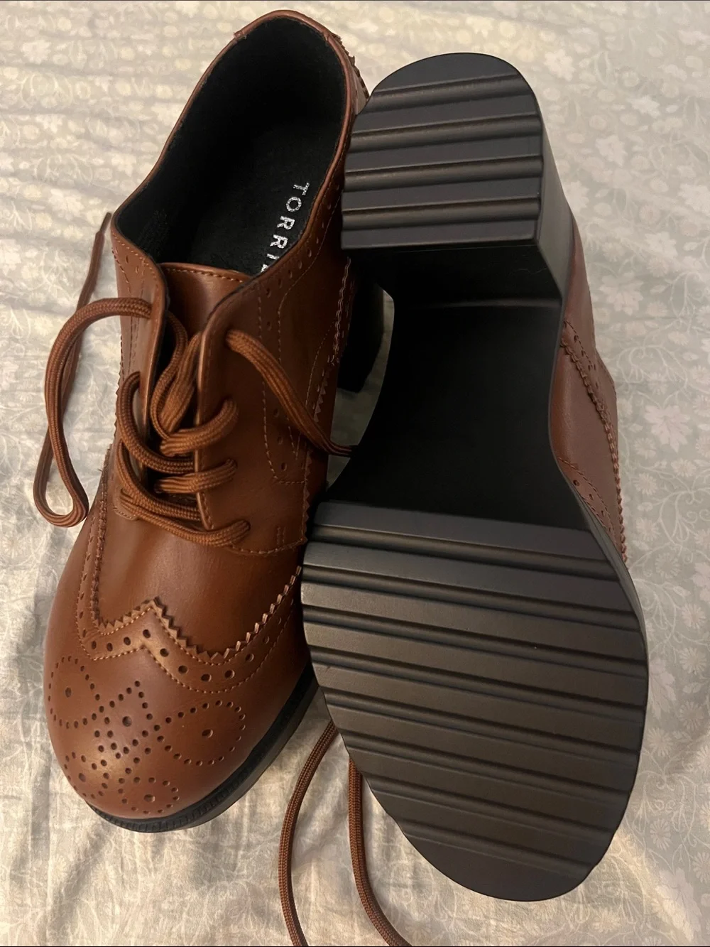 torrid Platform Heeled Oxfords